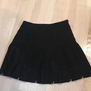 Black pleaded Zara skirt